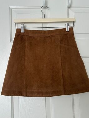 Abercrombie & Fitch faux suede skirt